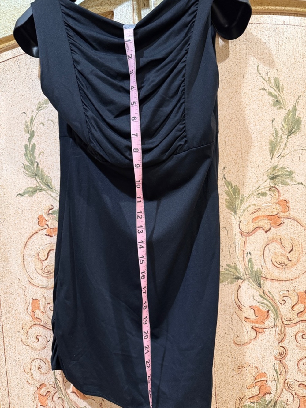 La Befana  Black Cowl Neck Sleeveless tunic - Picture 11 of 14